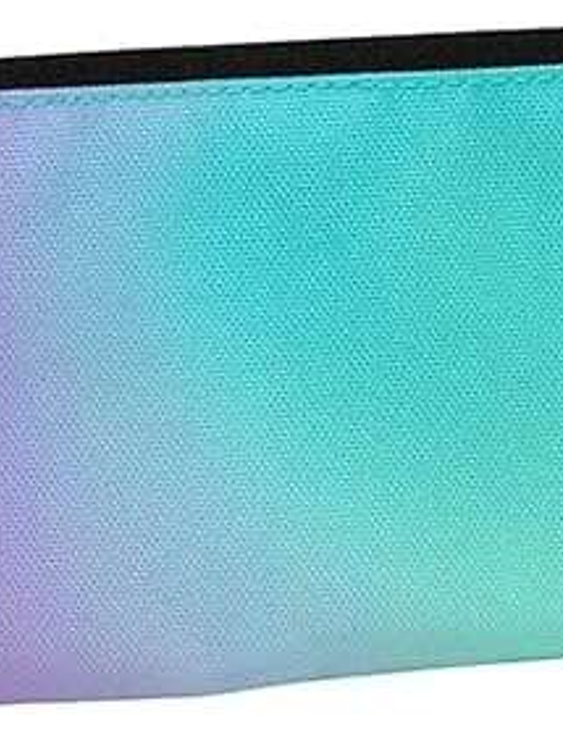 Milan Sunset Estuche Pequeño Plano Rectangular - Tejido Resistente a las Roturas y Rasgaduras - Medidas 23x9x1.3cm - Color Turquesa 1