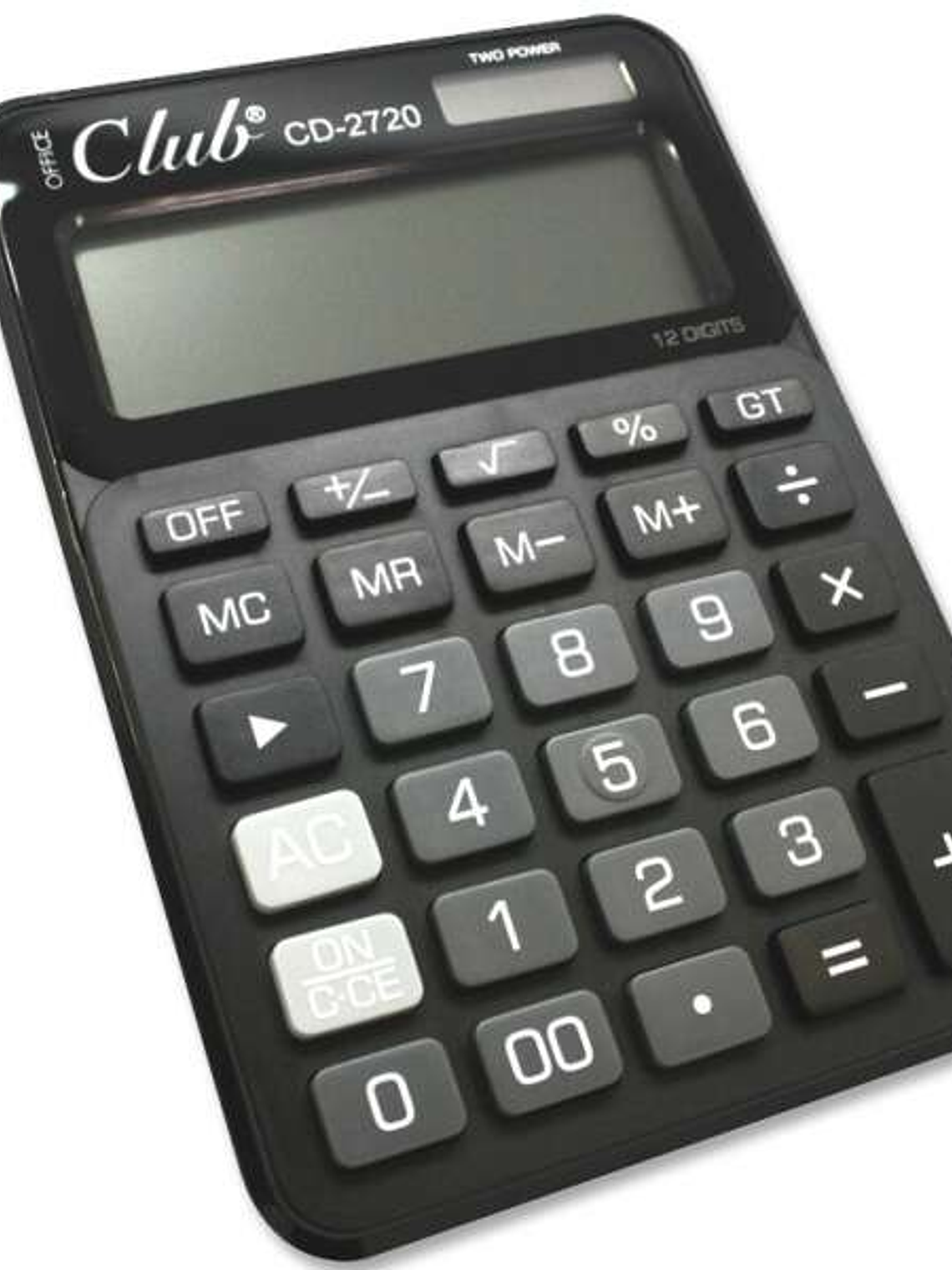 Ingraf CD-2720-12 Calculadora de 12 Digitos - 4 Teclas de Memoria - Tecla de Doble Cero - Calculo de Porcentaje - Tecla de Suma Extragrande - Tecla de 1