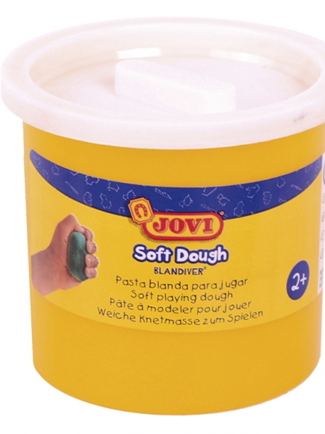 Jovi Soft Dough Blandiver Pack con 5 Botes de Pasta de Modelar 110gr - Blanda y Flexible - Facil de Amasar y Moldear - Ideal para Iniciacion al Modela 1