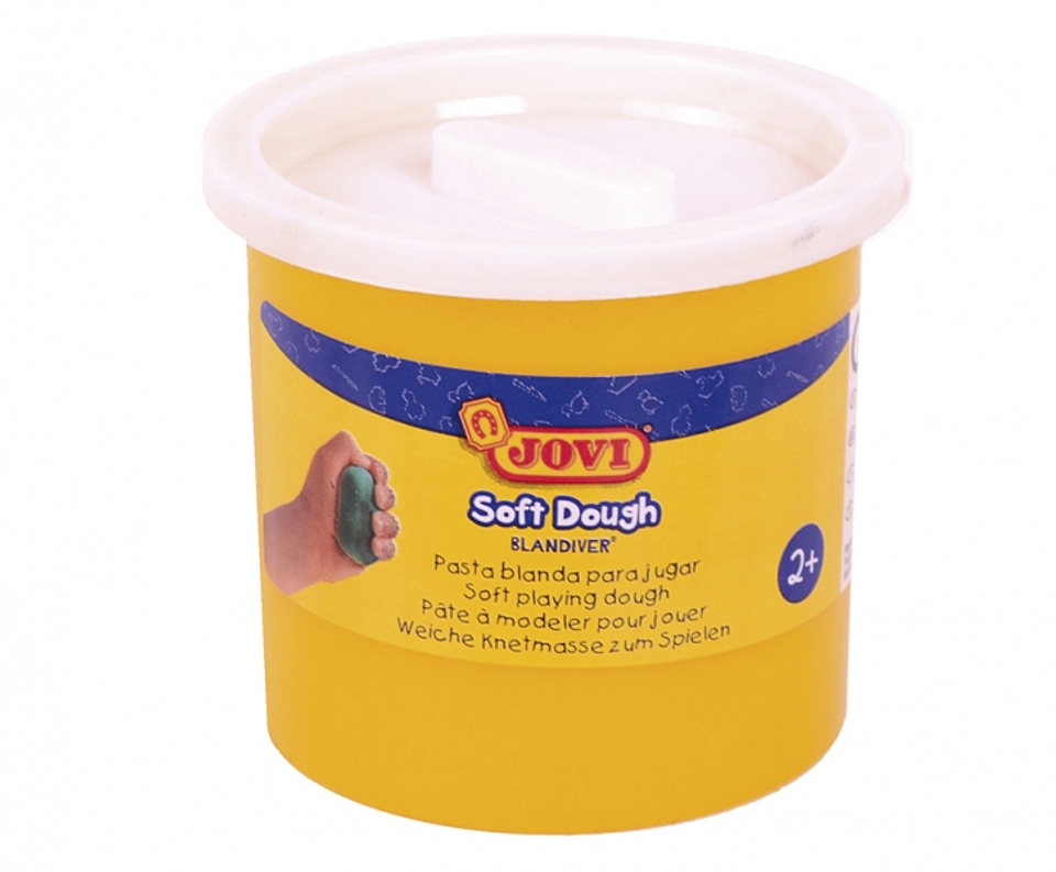 Jovi Soft Dough Blandiver Pack con 5 Botes de Pasta de Modelar 110gr - Blanda y Flexible - Facil de Amasar y Moldear - Ideal para Iniciacion al Modela 1
