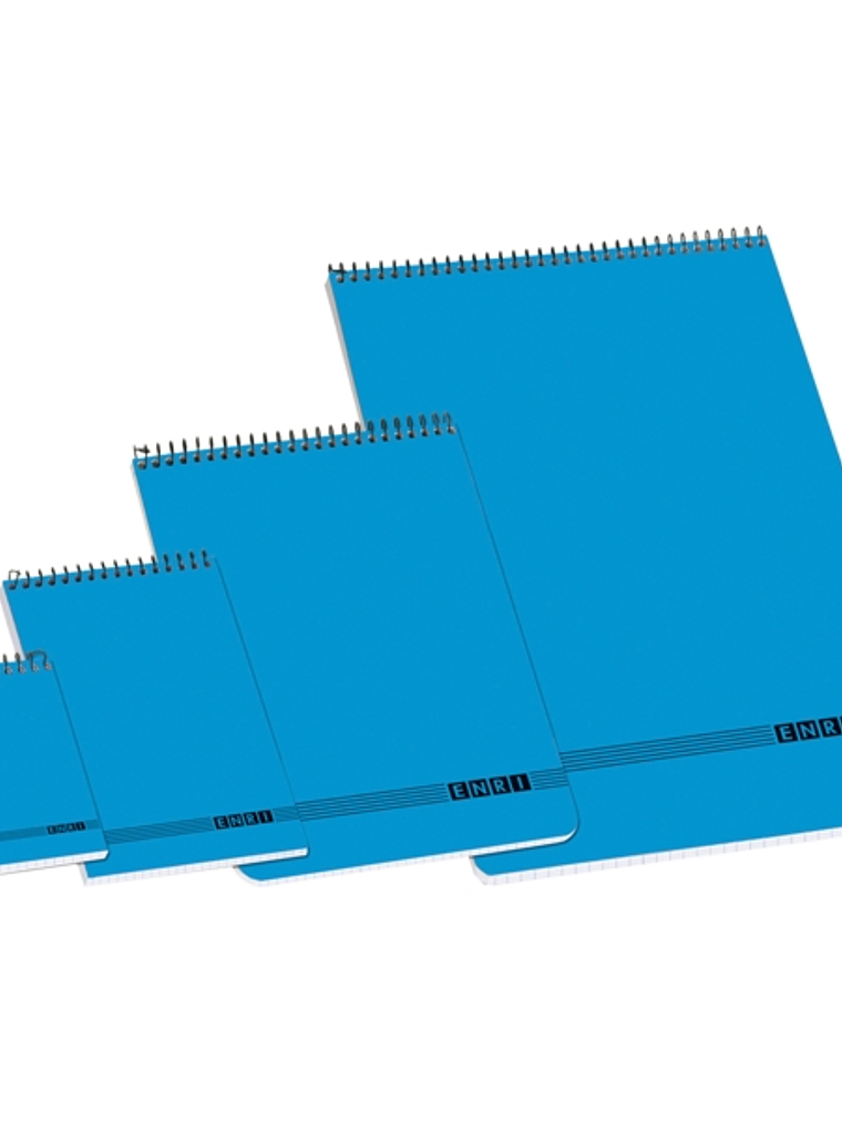 Enri Bloc de Notas Oficina Espiral 16º 4x4 - Papel de Alta Calidad - Tamaño Compacto - Encuadernacion Resistente 1