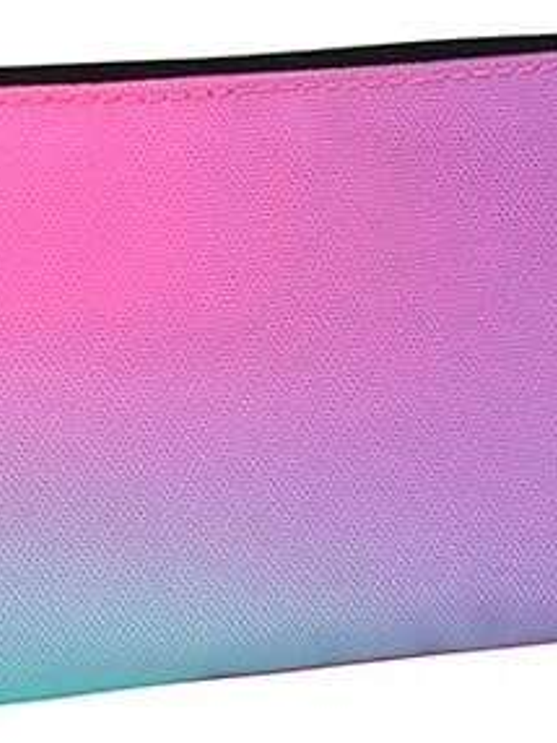 Milan Sunset Estuche Pequeño Plano Rectangular - Tejido Resistente a las Roturas y Rasgaduras - Medidas 23x9x1.3cm - Color Rosa 1