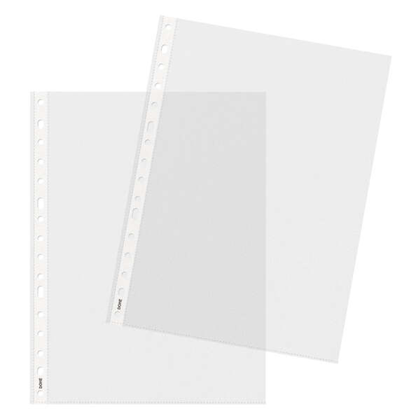 Dohe 100 Fundas Multitaladro en Polipropileno Rugoso - 16 Perforaciones 1