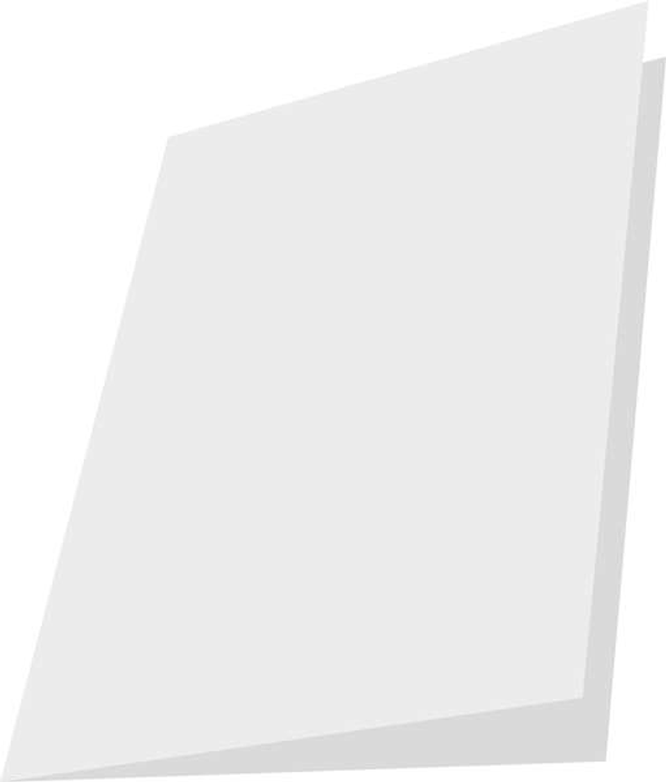 Mariola Pack de 50 Subcarpetas de Cartulina 180gr - Formato Folio - Ranura para Fastener - Color Blanco 1