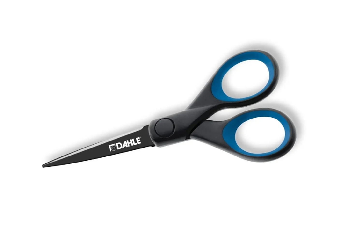 Dahle 54305 Office Titanium Tijeras de Acero Templado 13cm - Recubiertas de Titanio - Revestimiento Antiadherente - Mangos Revestidos de Goma 1