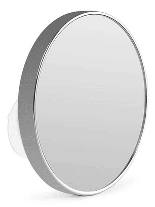 Orbegozo ESP 2000 Espejo Cosmetico Elegante y Practico - Diametro 17cm - Aumento X5 - 3 Ventosas de Fijacion - Marco Cromado - Incluye Bolsa de Tercio