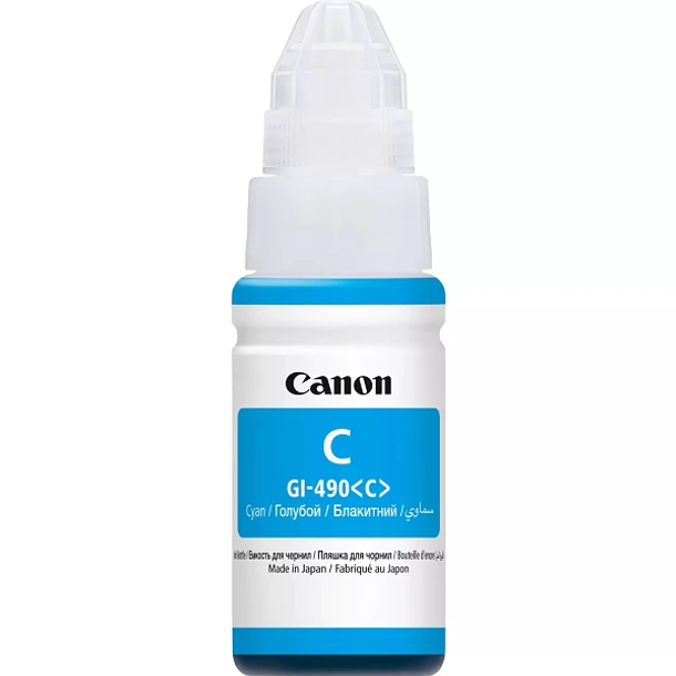Canon GI490 Cyan Botella de Tinta Original - GI490C/0664C001
