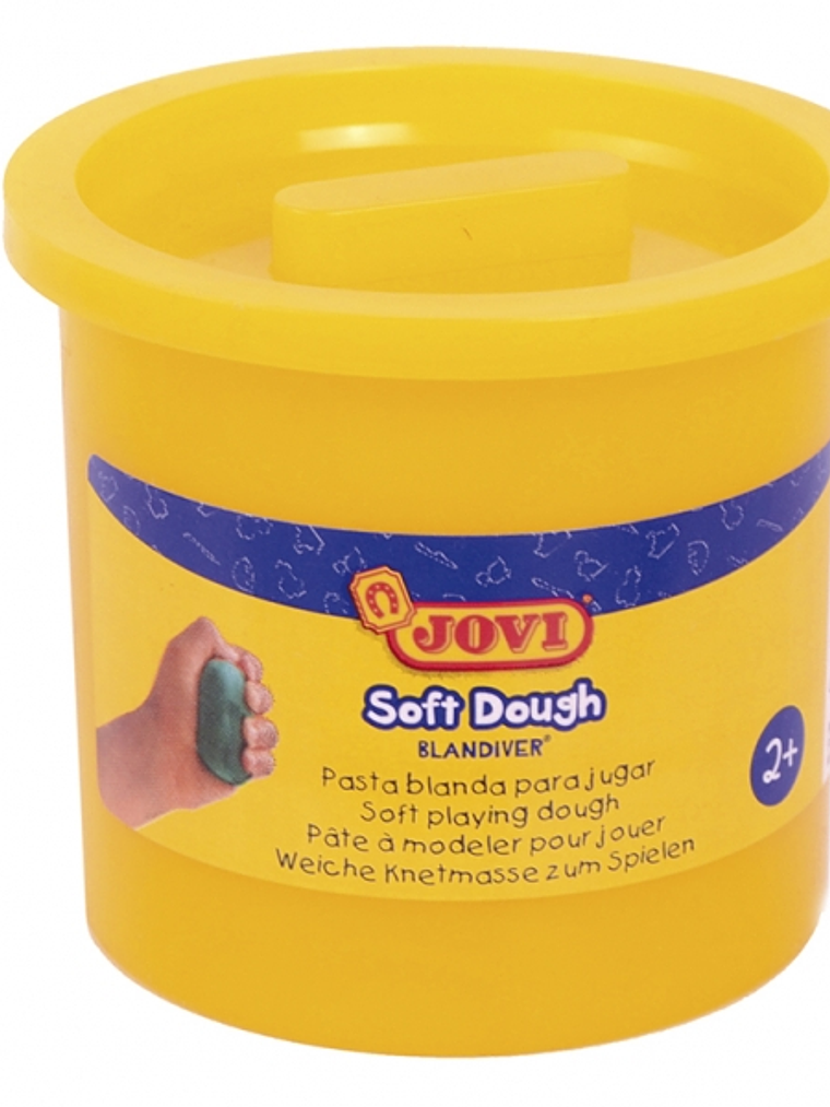 Jovi Soft Dough Blandiver Pack con 5 Botes de Pasta de Modelar 110gr - Blanda y Flexible - Facil de Amasar y Moldear - Ideal para Iniciacion al Modela 1