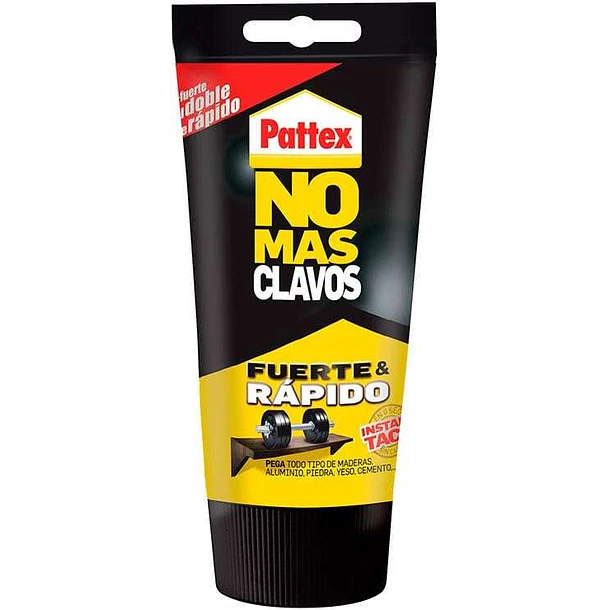 Pattex No Mas Clavos Tubo 150gr - Adhesivo de Montaje Extra-Fuerte - Elimina la Necesidad de Clavos y Tornillos - Ideal para Trabajos de Bricolaje y R