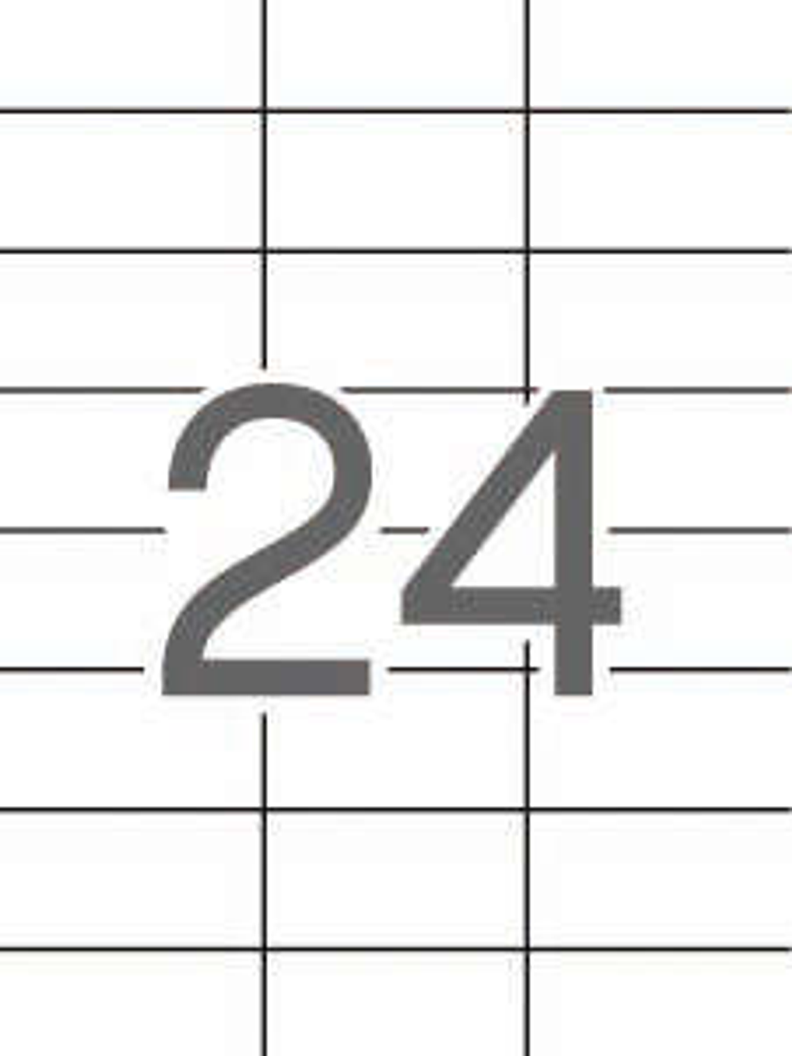 Apli Etiquetas Blancas Permanentes 70.0 x 37.0mm 25 Hojas 1