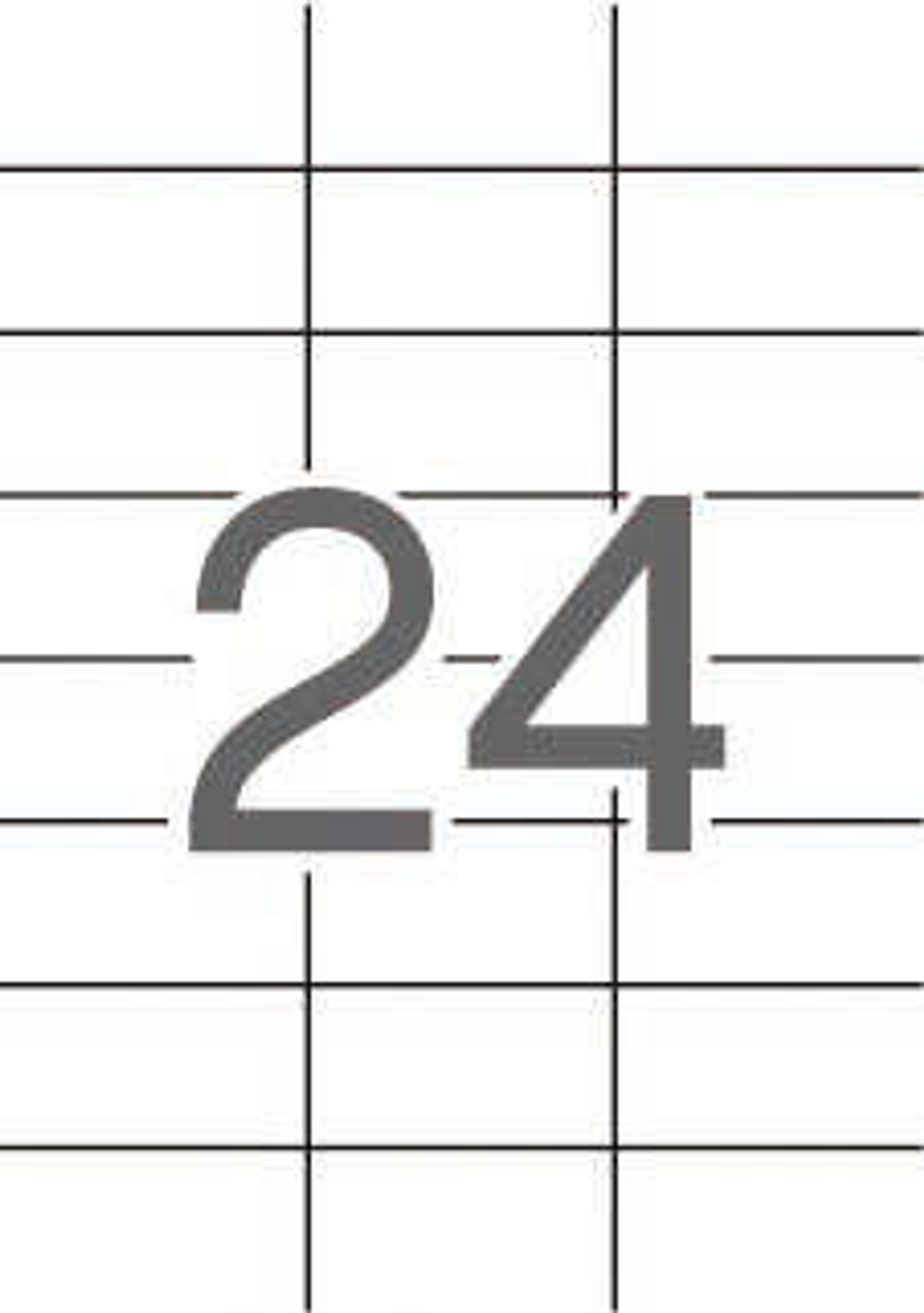 Apli Etiquetas Blancas Permanentes 70.0 x 37.0mm 25 Hojas 1