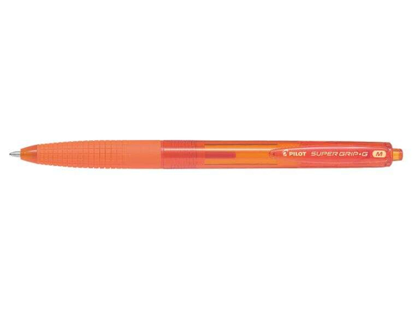Pilot Boligrafo de Bola Retractil SuperGrip G - Punta Redonda 1.0mm - Trazo 0.4mm - Tinta de Aceite - Grip Ergonomico - Color Naranja 1