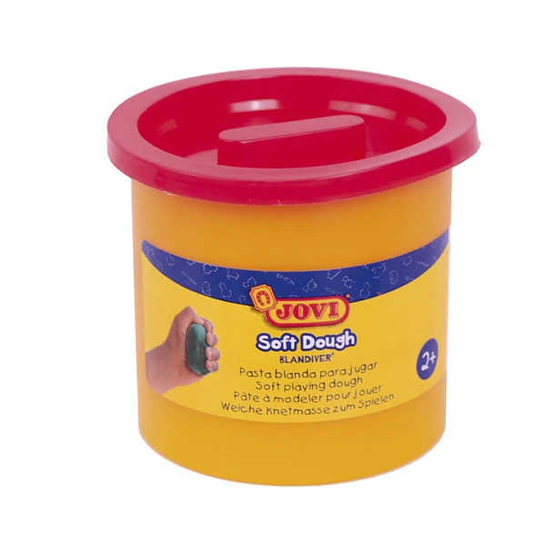 Jovi Soft Dough Blandiver Pack con 5 Botes de Pasta de Modelar 110gr - Blanda y Flexible - Facil de Amasar y Moldear - Ideal para Iniciacion al Modela