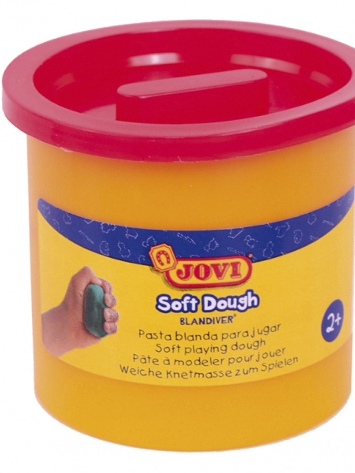 Jovi Soft Dough Blandiver Pack con 5 Botes de Pasta de Modelar 110gr - Blanda y Flexible - Facil de Amasar y Moldear - Ideal para Iniciacion al Modela 1