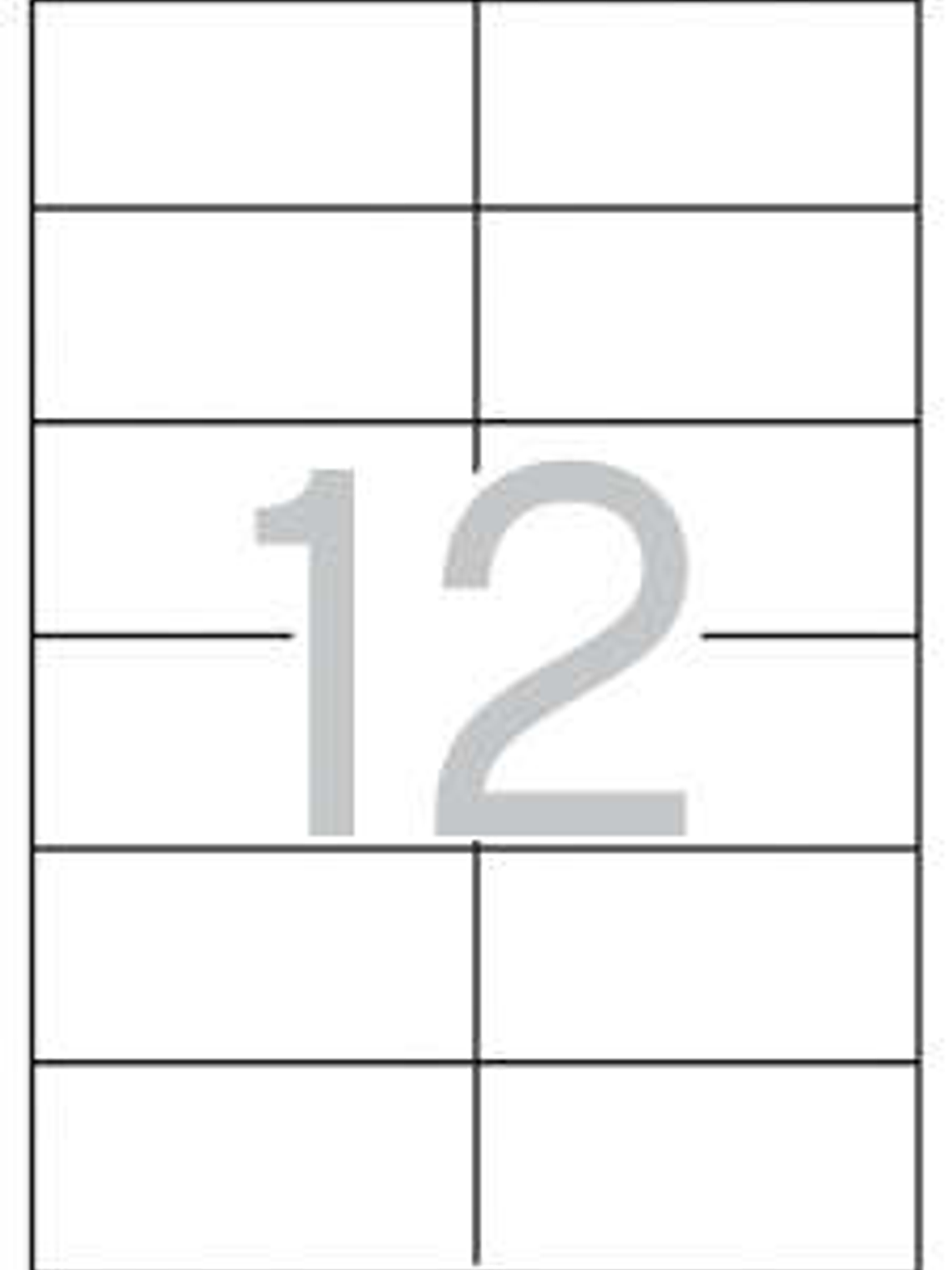 Apli Etiquetas Blancas Permanentes 97.0 x 42.4mm 25 Hojas 1