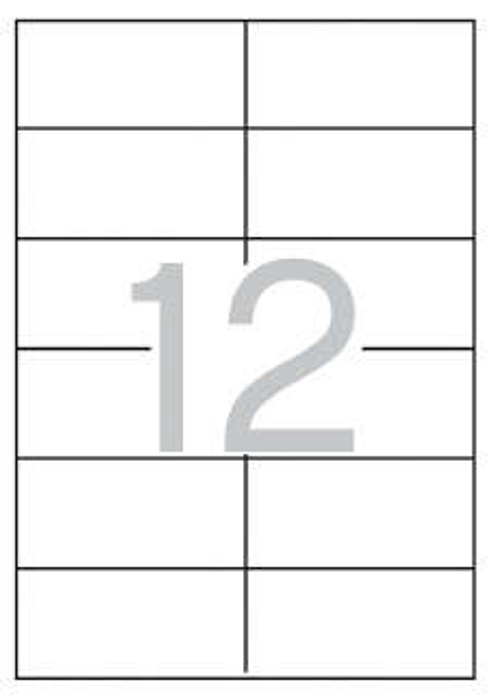 Apli Etiquetas Blancas Permanentes 97.0 x 42.4mm 25 Hojas 1