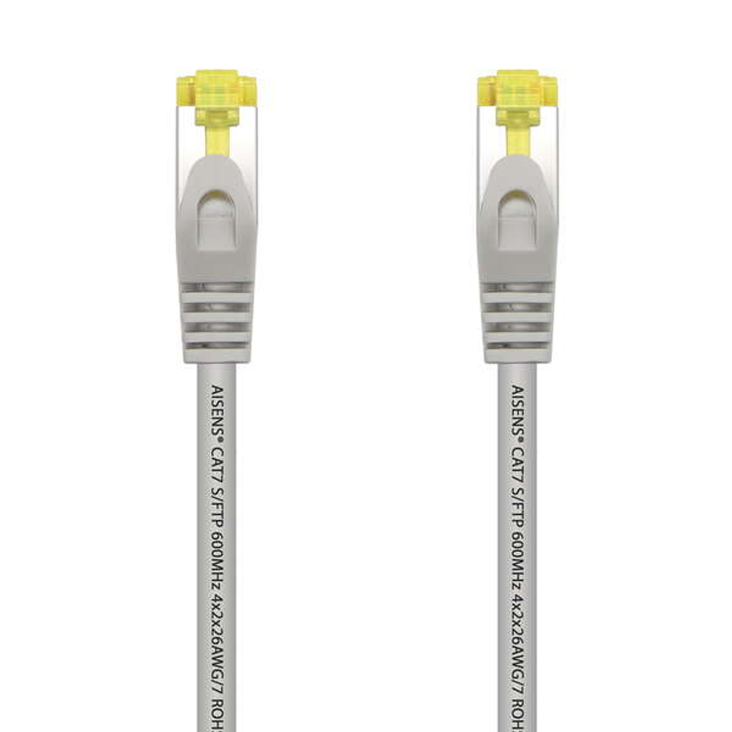 Aisens Cable de Red Latiguillo RJ45 LSZH Cat.7 600 Mhz S/FTP PIMF AWG26 - 10M - Color Gris 1