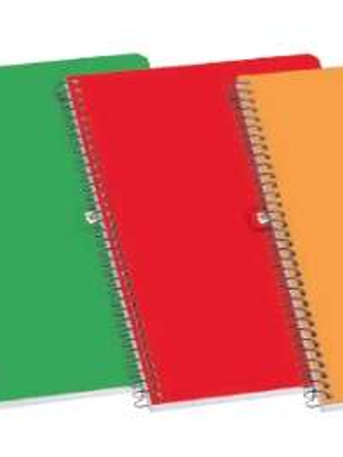 Enri Plus Cuaderno Espiral Formato Folio 1 Linea - 80 Hojas 60gr con Margen - Cubierta Dura - Colores Surtidos 1