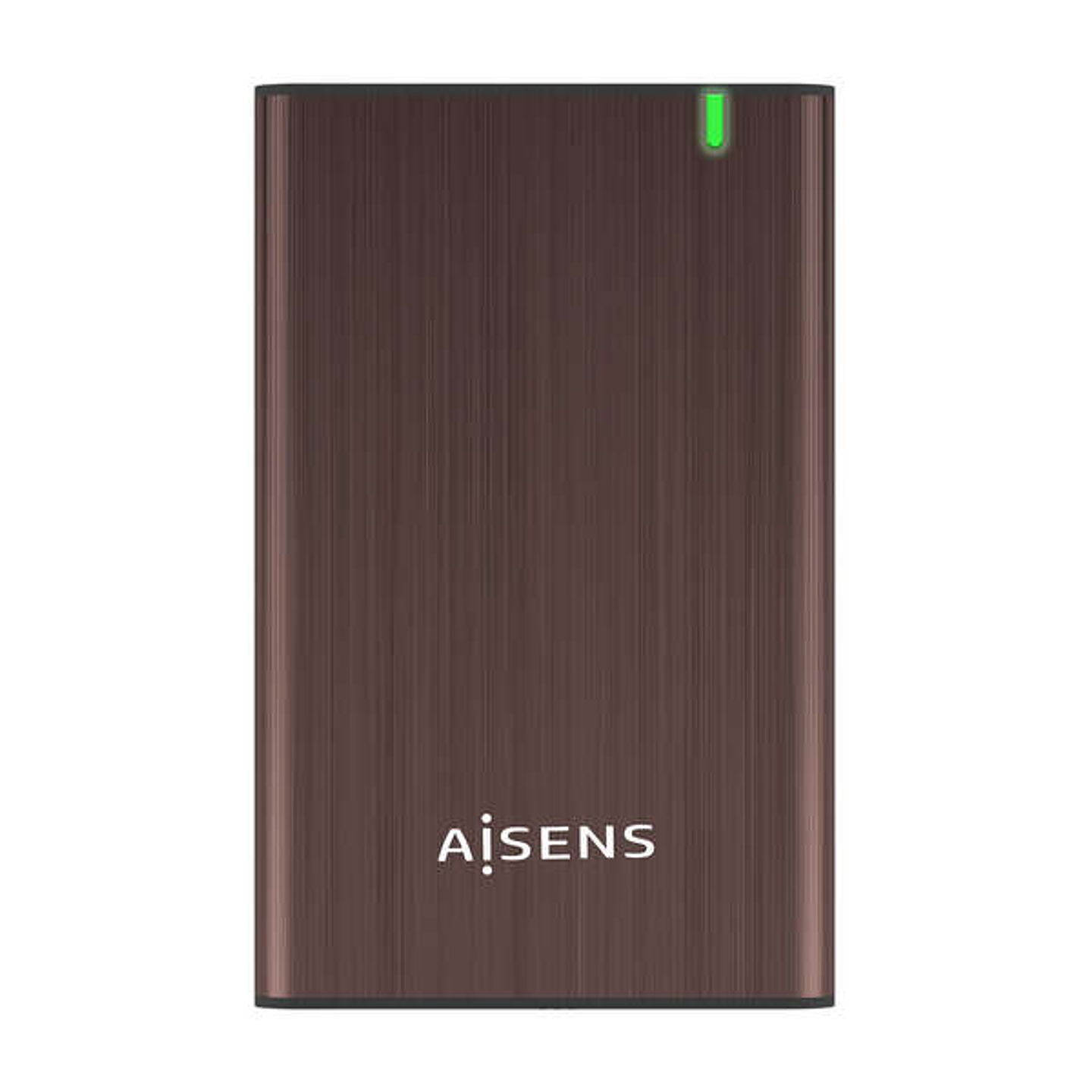 Aisens Caja Externa 2.5? para Discos Duros 9.5mm SATA I, II y III a USB 3.0/USB 3.1 GEN1 - Color Marrón 1