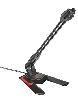 Trust Gaming GXT 210 Scorp Microfono USB - Brazo Flexible y Ajustable - Boton Mute - Iluminacion LED - Cable de 1.50m - Color Negro