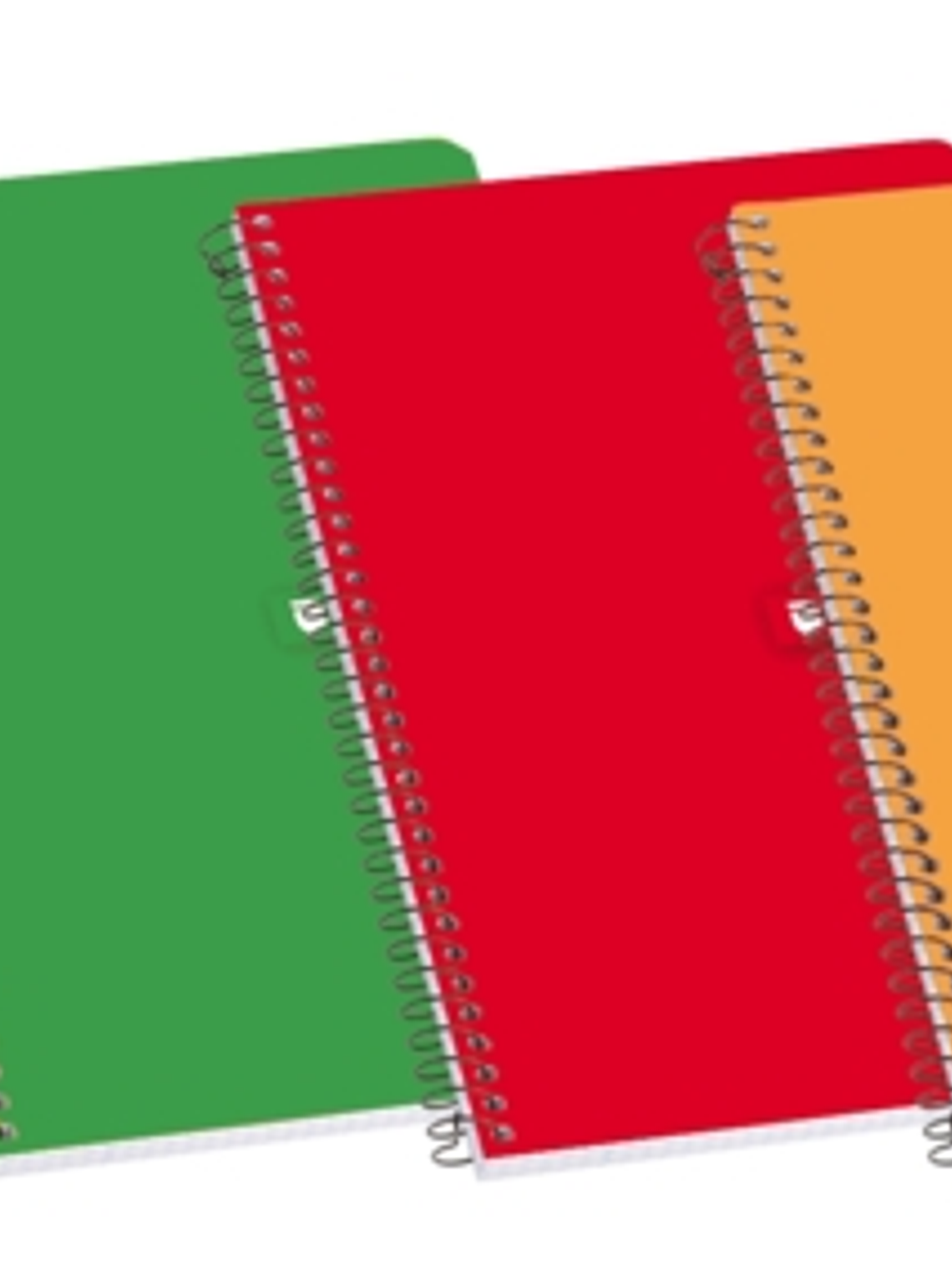 Enri Fº Tapa Dura Cuaderno Espiral Liso 80 Hojas Surtido - Tapa Dura Resistente - Cuaderno con Espiral para Mayor Comodidad - 80 Hojas Lisas para Escr 1