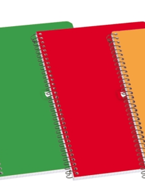 Enri Fº Tapa Dura Cuaderno Espiral Liso 80 Hojas Surtido - Tapa Dura Resistente - Cuaderno con Espiral para Mayor Comodidad - 80 Hojas Lisas para Escr