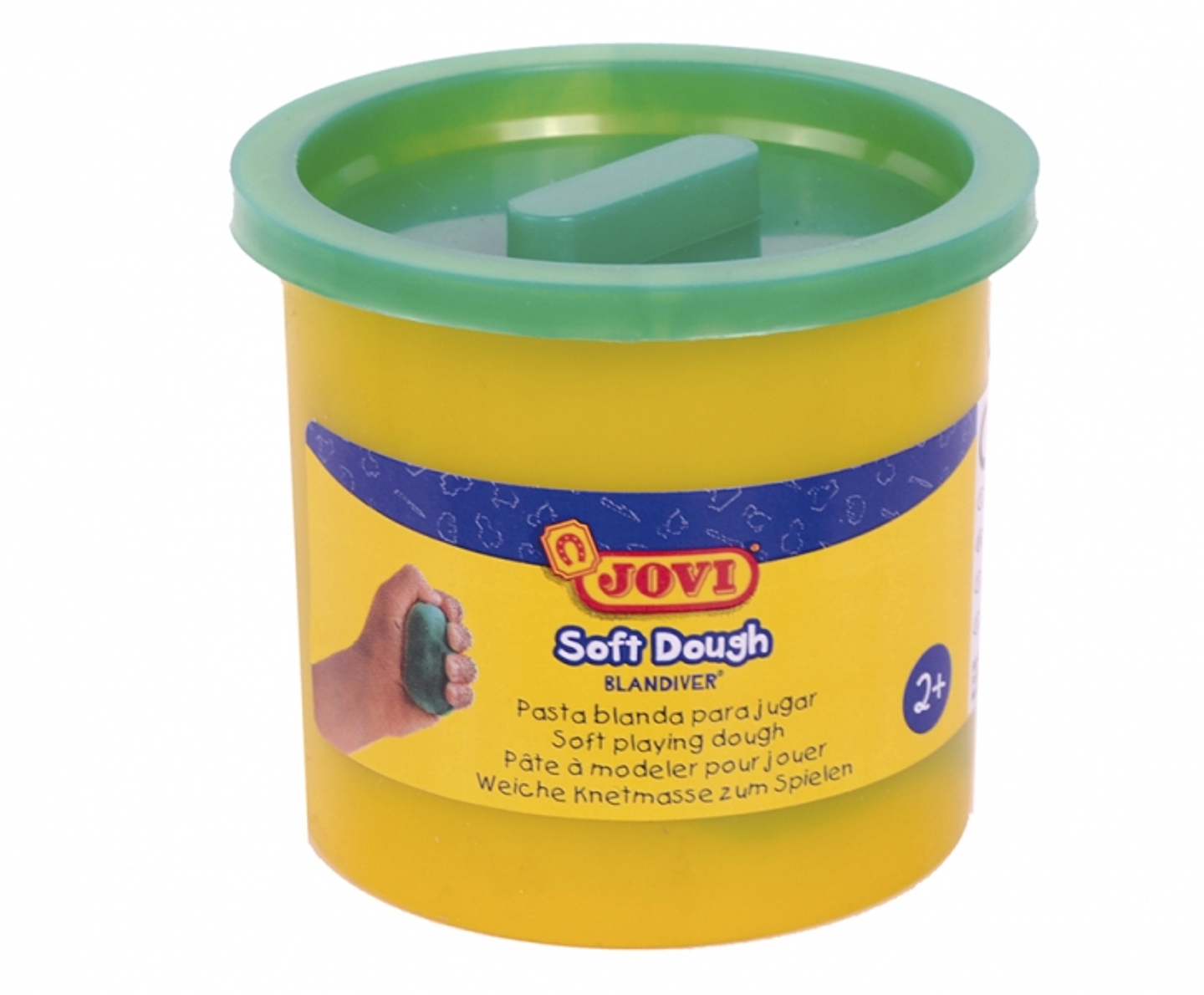 Jovi Soft Dough Blandiver Pack con 5 Botes de Pasta de Modelar 110gr - Blanda y Flexible - Facil de Amasar y Moldear - Ideal para Iniciacion al Modela 1