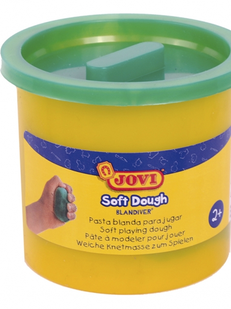 Jovi Soft Dough Blandiver Pack con 5 Botes de Pasta de Modelar 110gr - Blanda y Flexible - Facil de Amasar y Moldear - Ideal para Iniciacion al Modela 1