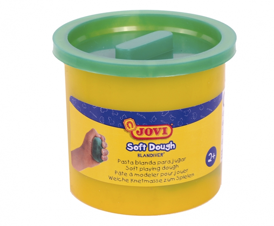 Jovi Soft Dough Blandiver Pack con 5 Botes de Pasta de Modelar 110gr - Blanda y Flexible - Facil de Amasar y Moldear - Ideal para Iniciacion al Modela 1