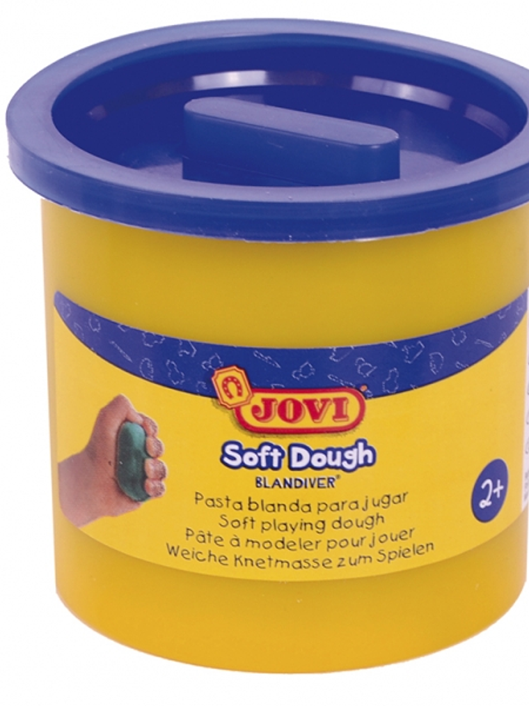 Jovi Soft Dough Blandiver Pack con 5 Botes de Pasta de Modelar 110gr - Blanda y Flexible - Facil de Amasar y Moldear - Ideal para Iniciacion al Modela 1