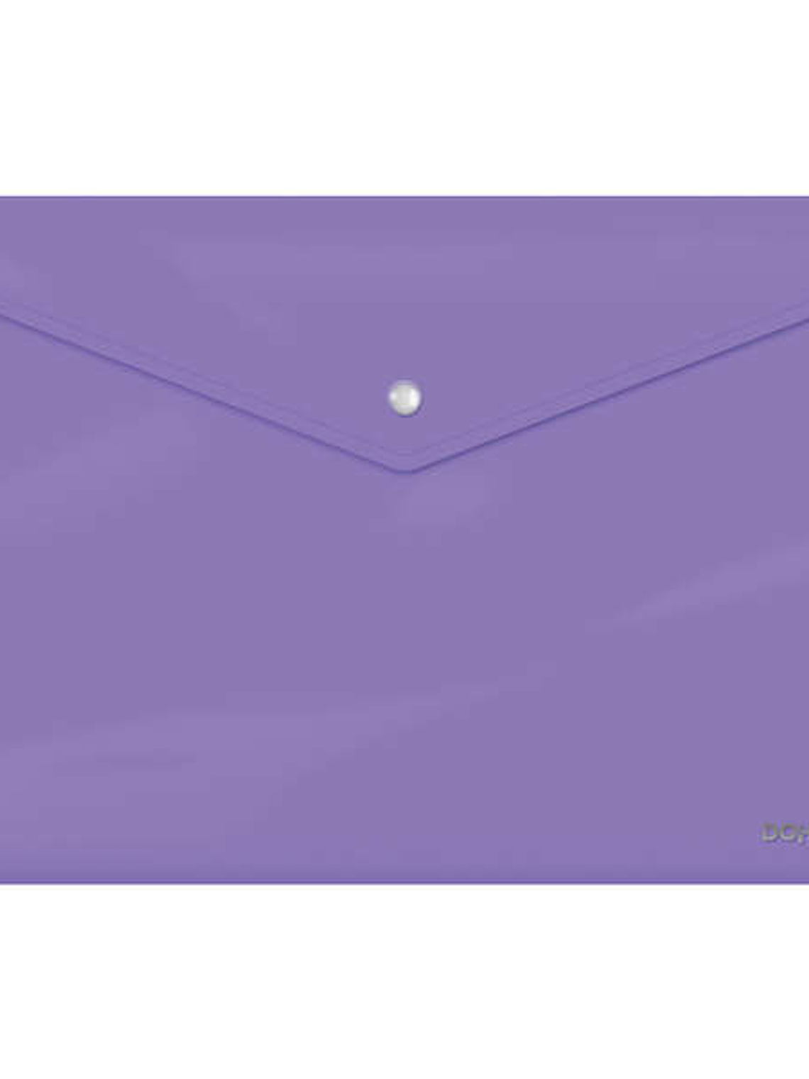 Dohe Sobre Portadocumentos Folio - Cierre de Broche - Polipropileno Cristal Opaco 200 Micras - Color Morado 1