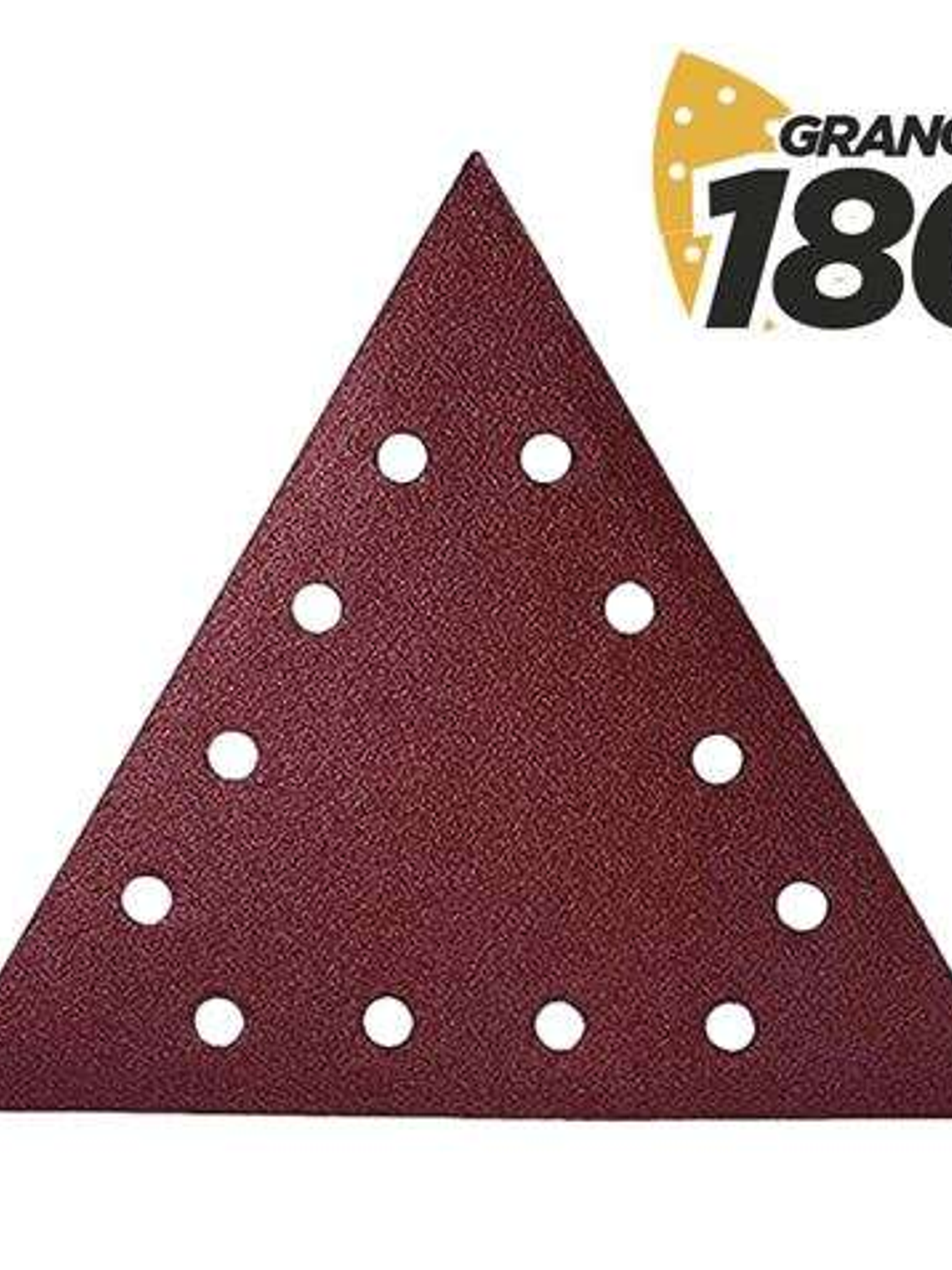 Blim Pack de 5 Lijas con Velcro para Lijadora BL0223 - Grano 180 - Formato Triangular 1