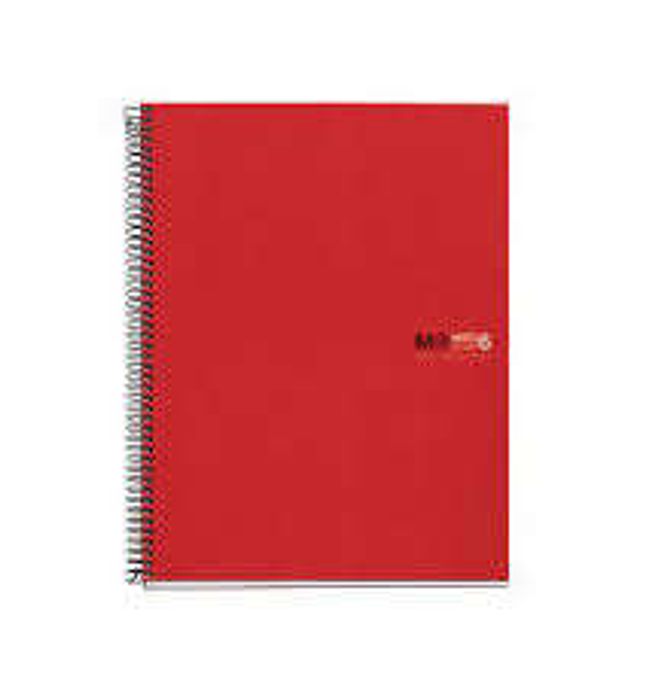 Miquel Rius Notebook6 Cuaderno de Espiral Formato A5 - 150 Hojas de 70gr Microperforadas con 2 Taladros - Cubiertas de Polipropileno - Cuadricula 5x5 1