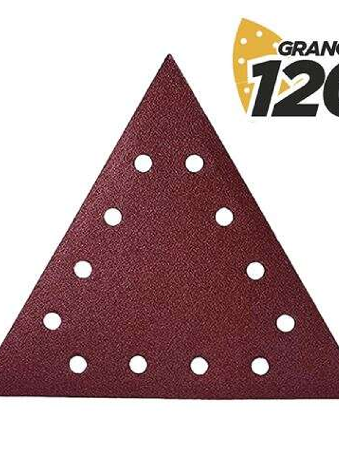 Blim Pack de 5 Lijas con Velcro para Lijadora BL0223 - Grano 120 - Formato Triangular 1