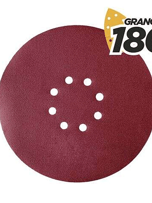 Blim Pack de 5 Lijas con Velcro para Lijadora BL0223 - Grano 180 - Formato Circular