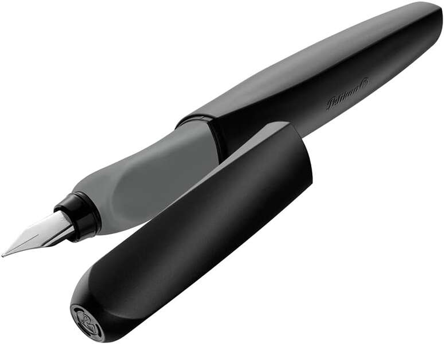 Pelikan Twist Estilog - Punta Fina - Tinta de Secado Rapido - Color Negro 1