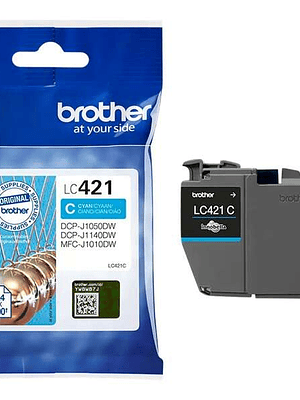 Brother LC421 Cyan Cartucho de Tinta Original - LC421C