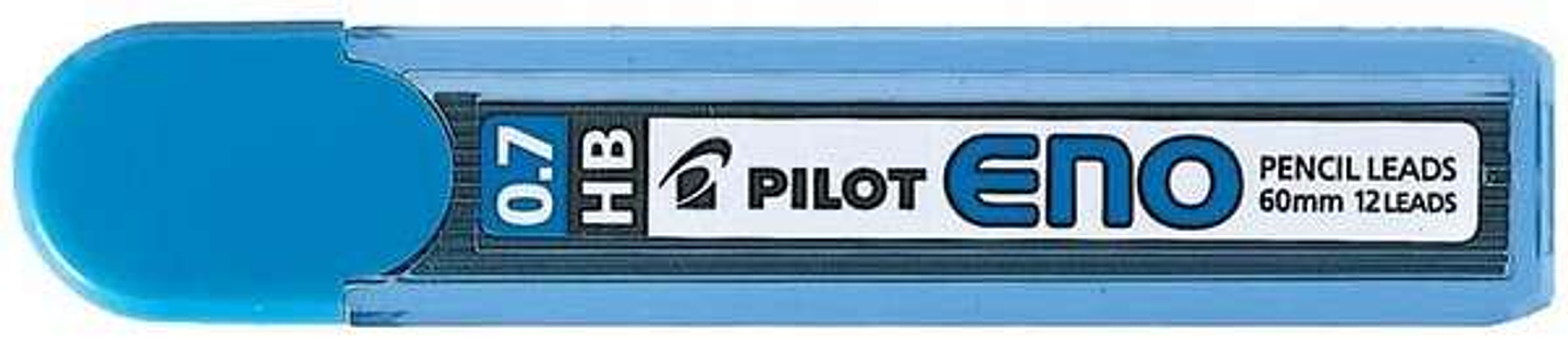 Pilot Caja de 12 Minas ENO 0.7 para Portaminas - Dureza HB - Trazo 0.7mm 1