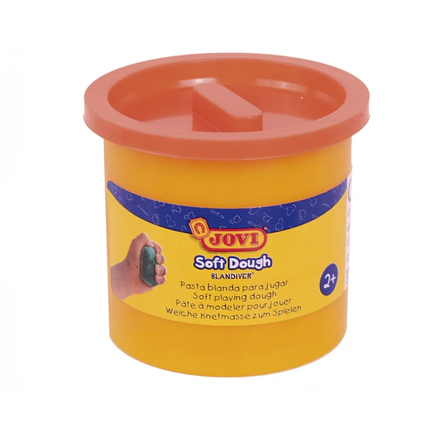 Jovi Soft Dough Blandiver Pack con 5 Botes de Pasta de Modelar 110gr - Blanda y Flexible - Facil de Amasar y Moldear - Ideal para Iniciacion al Modela