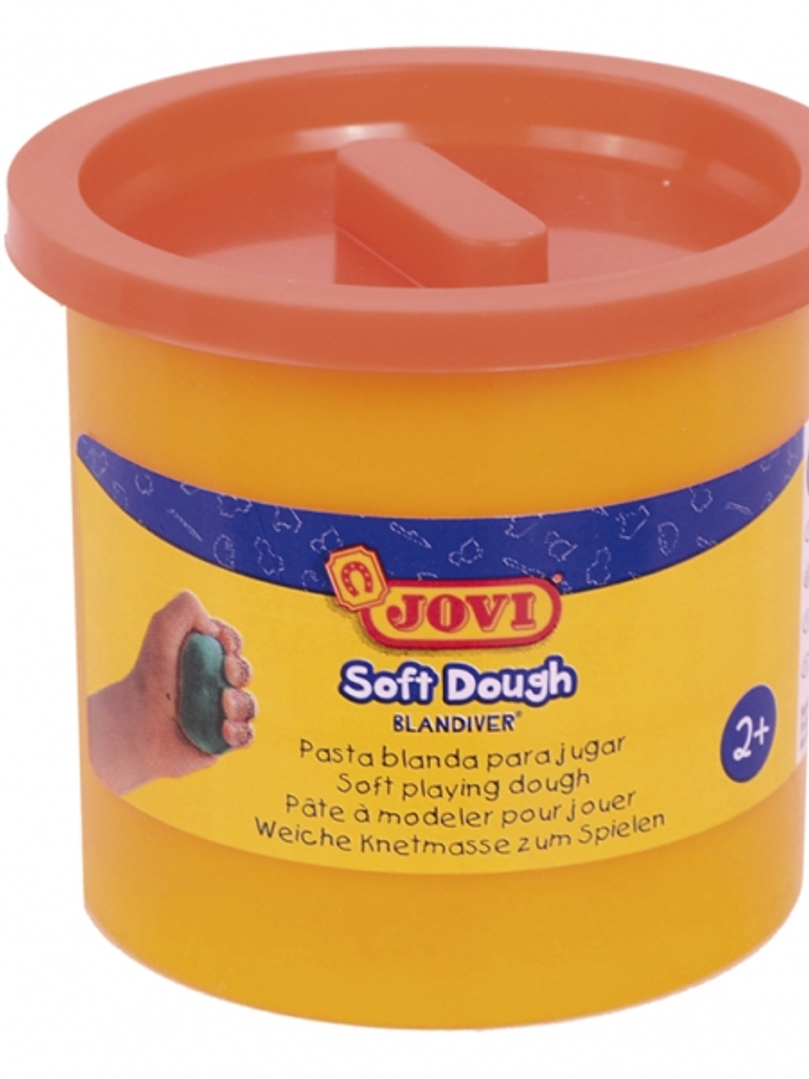 Jovi Soft Dough Blandiver Pack con 5 Botes de Pasta de Modelar 110gr - Blanda y Flexible - Facil de Amasar y Moldear - Ideal para Iniciacion al Modela 1