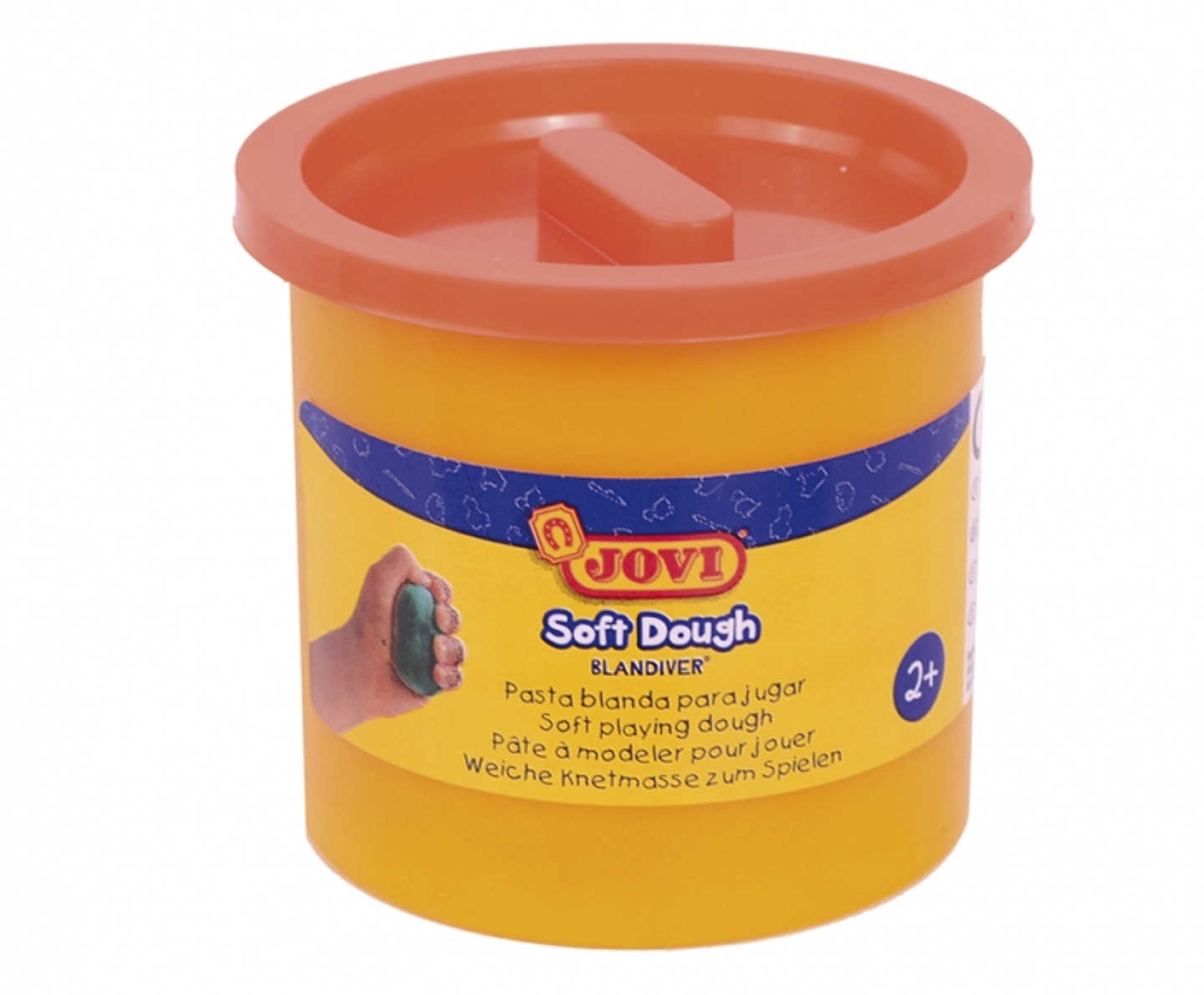 Jovi Soft Dough Blandiver Pack con 5 Botes de Pasta de Modelar 110gr - Blanda y Flexible - Facil de Amasar y Moldear - Ideal para Iniciacion al Modela 1