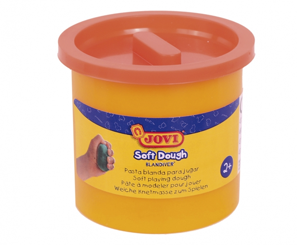 Jovi Soft Dough Blandiver Pack con 5 Botes de Pasta de Modelar 110gr - Blanda y Flexible - Facil de Amasar y Moldear - Ideal para Iniciacion al Modela 1