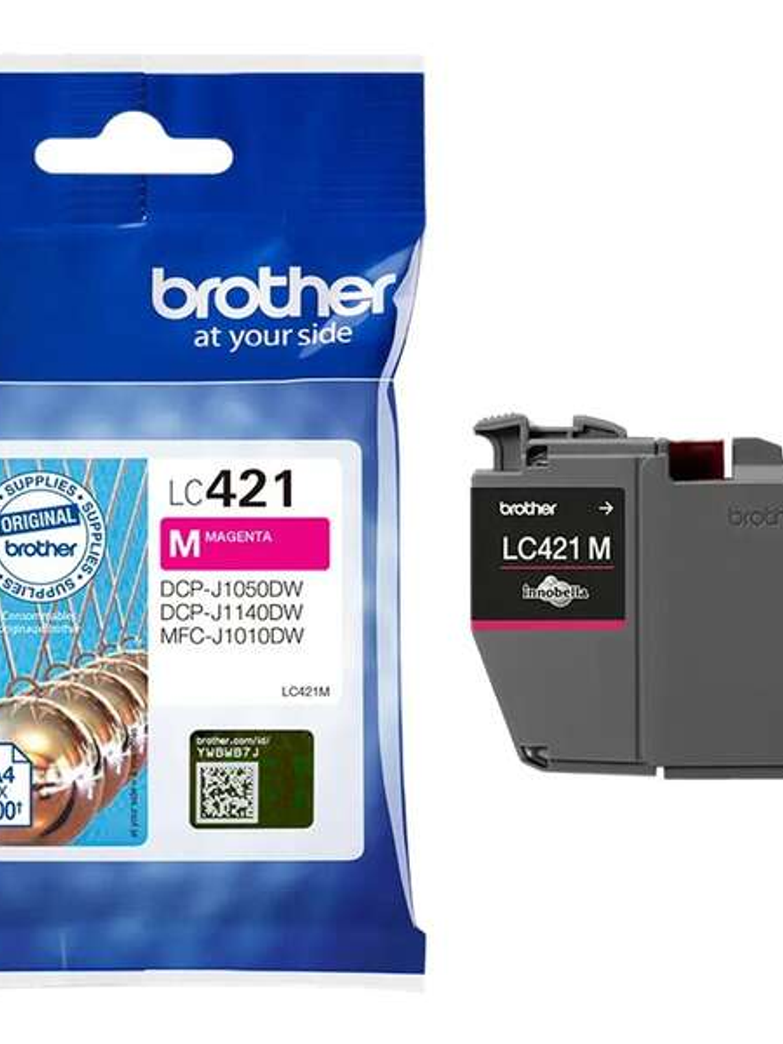 Brother LC421 Magenta Cartucho de Tinta Original - LC421M 1