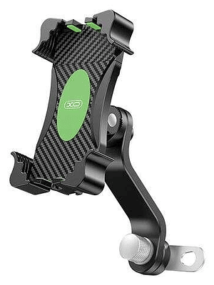 XO Soporte Universal para Telefonos en Motocicletas - Ancho de Apertura 65-100mm - Giro 360º - Longitud 118x270mm - Peso 219gr - Adecuado para Motocic