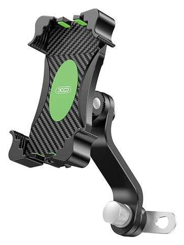 XO Soporte Universal para Telefonos en Motocicletas - Ancho de Apertura 65-100mm - Giro 360º - Longitud 118x270mm - Peso 219gr - Adecuado para Motocic 1