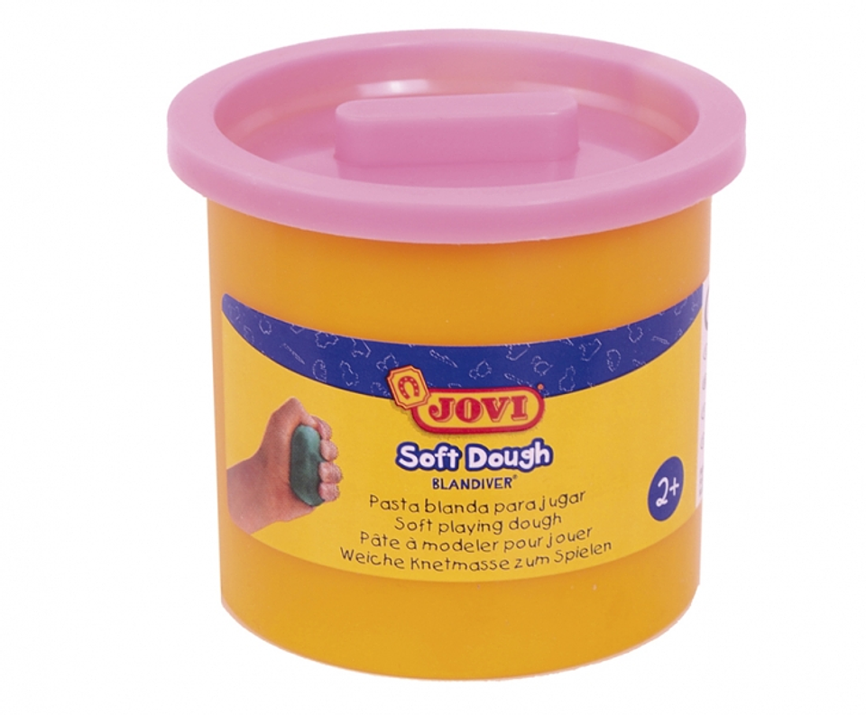 Jovi Soft Dough Blandiver Pack con 5 Botes de Pasta de Modelar 110gr - Blanda y Flexible - Facil de Amasar y Moldear - Ideal para Iniciacion al Modela 1