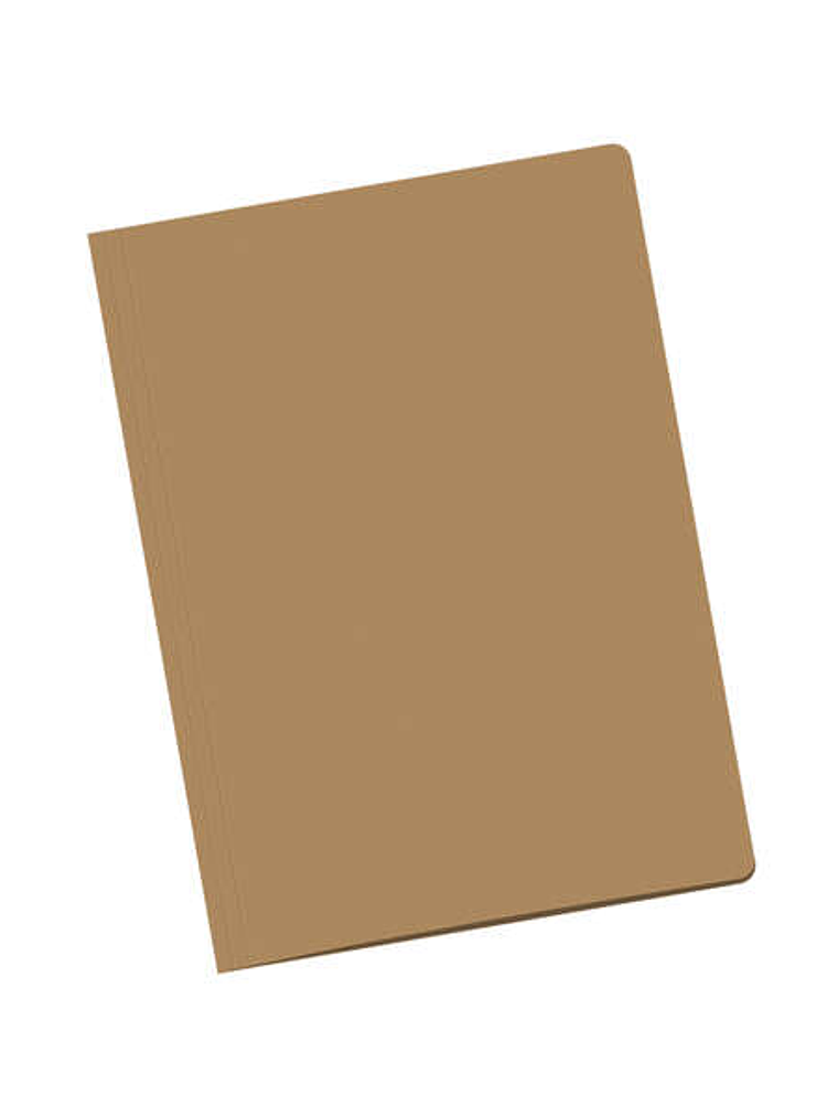 Dohe Pack de 50 Subcarpetas de Cartulina de 170gr - Con Ranura para Fastener - Resistente y Duradera - Ideal para Organizar Documentos - Color Marron 1