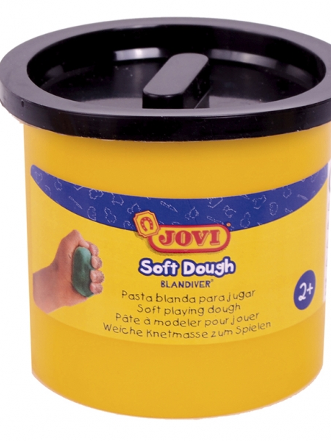 Jovi Soft Dough Blandiver Pack con 5 Botes de Pasta de Modelar 110gr - Blanda y Flexible - Facil de Amasar y Moldear - Ideal para Iniciacion al Modela 1
