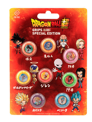 FR-TEC PS4 Grips Set Fighters - Mejora Agarre y Precision - Licencia Oficial Dragon Ball Super - Compatible PS5 y PS4 - Color Varios