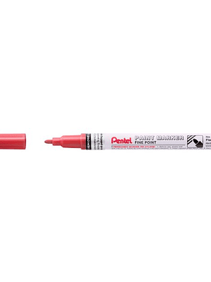 Pentel Paint Marker Marcador de Pintura - Punta Fina 2.9mm - Permanente en todas las Superficies - Resistente a Luz y Agua - Cuerpo de Aluminio - Colo